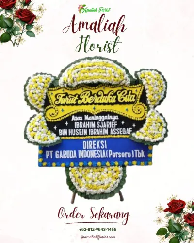 Papan Bunga Duka di Malangbong